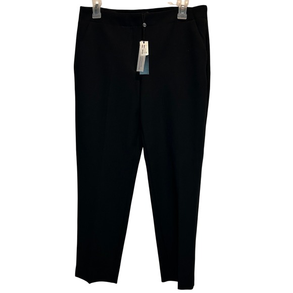 Talbots Petite Black Straight Leg Pants NEW With Tags Size 8P - Picture 2 of 6